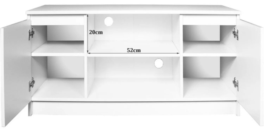 TV stolík RTV 120 lesklý grafit