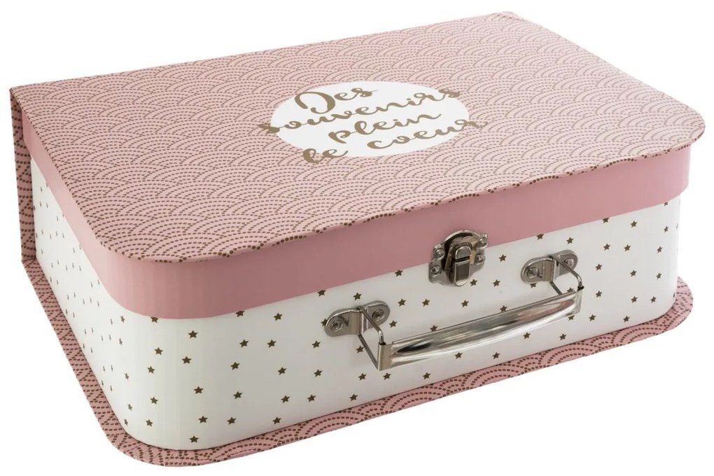 Detský kufrík Mia, sada 3ks, ružová