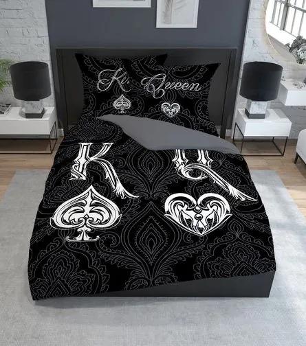 Kvalitné bavlnené posteľné obliečky King & Queen