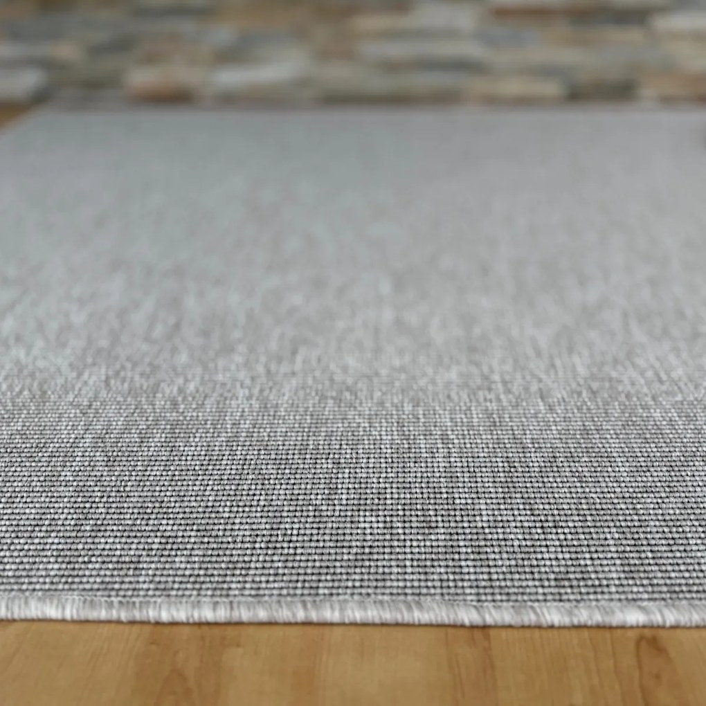 Vopi, Behúň na mieru Nature NEW béžová, šíre 150 cm, šedá, kuchyňa