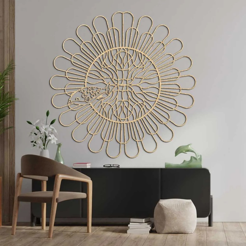 SENTOP | Unikátna 3D Mandala Ryba Premeňte svoju stenu na umenie I SENTOP PR0348