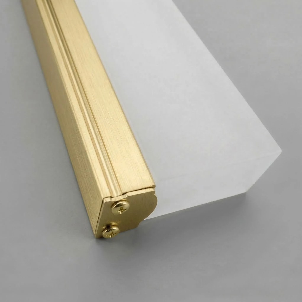 Toolight Toolight, LED nástenné svietidlo 80cm, 13W, 4000K, 1000lm, APP1853-1W, zlatá matná, OSW-66007