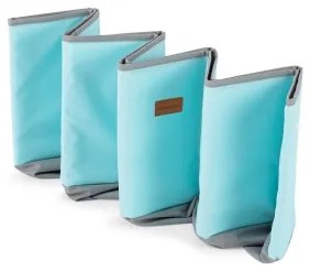 Detský suchý bazén s loptičkami pr. 80 cm modro-sivý