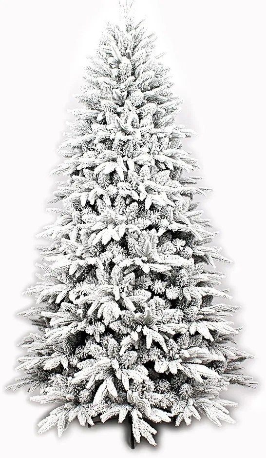 Vianočný zasnežený stromček so stojanom Cardiff, 150 cm