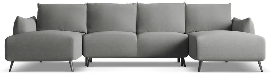 Svetlosivá rohová pohovka Malie – Makamii