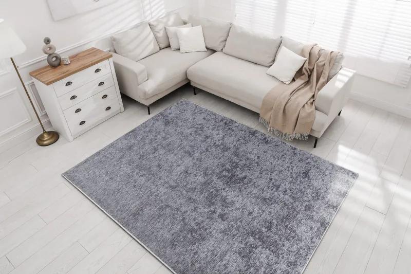 MIRO 52027.802 umývací koberec Melanž protišmykový - šedá Veľkosť: 160x220 cm