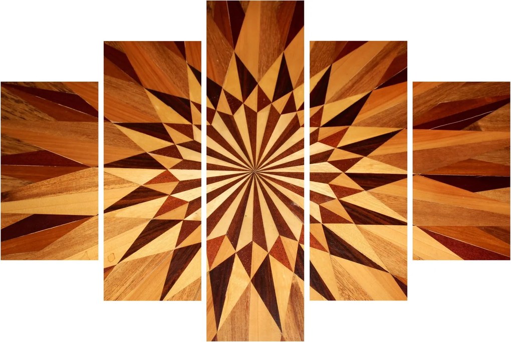 Obraz - Drevená koláž (150x105 cm)