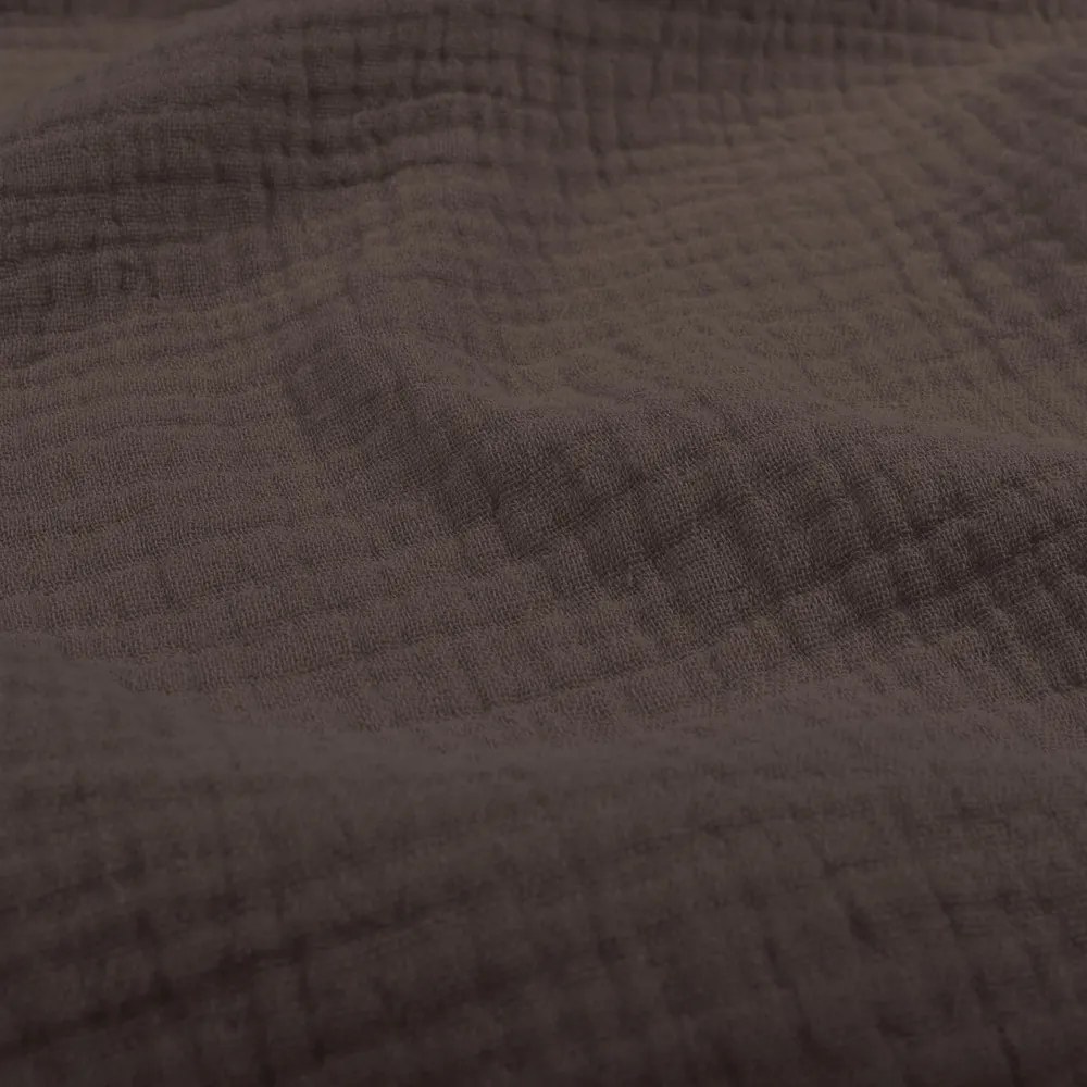 Biante Mušelínová plienka/dečka Nature MSN-069 Kakaovo hnedá - ZVÝHODNENÁ SADA 3 KS 70x70 cm - Sada 3 ks