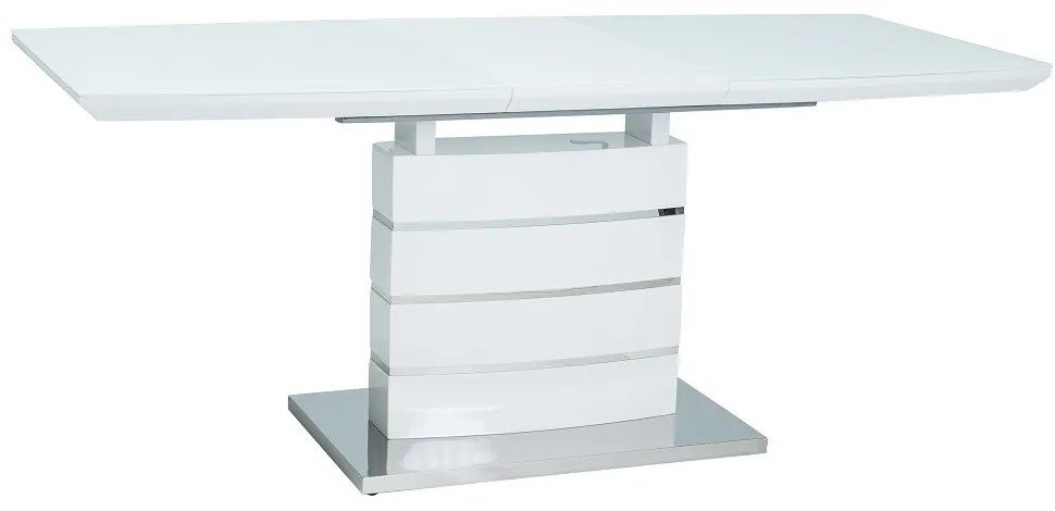 Jedálenský stôl Taylor II 140 × 80 cm, biela