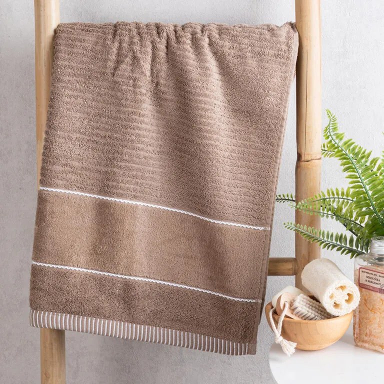 Froté osuška TEO taupe 70 x 140 cm