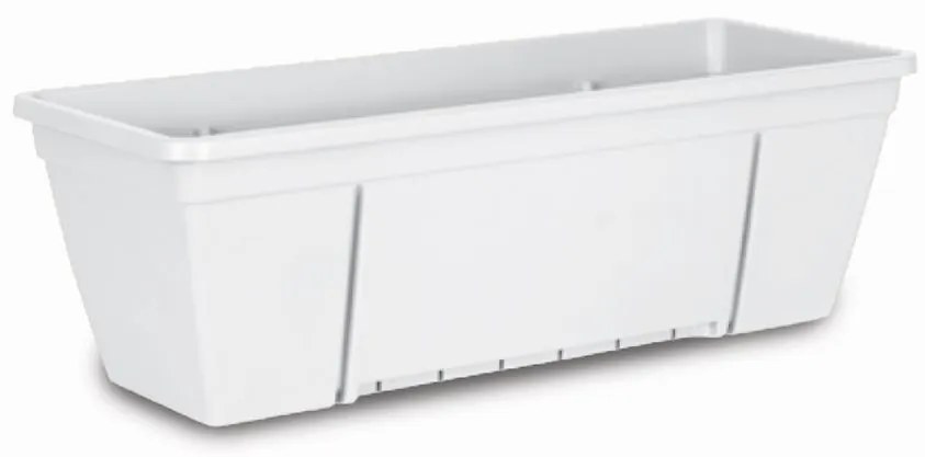 Kvetináč Anversa 50x19x16h 10lt Biely Be54011