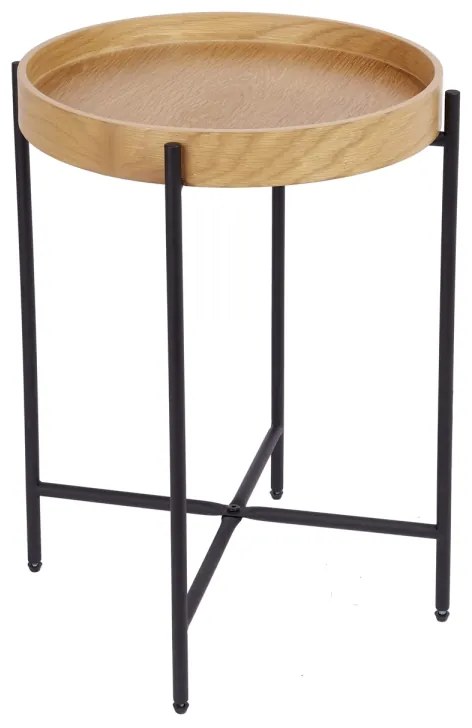 Odkladací stolík Factor 43 cm dub