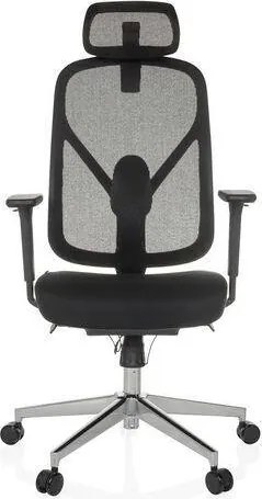 XXXLutz OTOČNÁ STOLIČKA, sieťovina, čierna MID.YOU - Online Only kancelárie - 001918056202