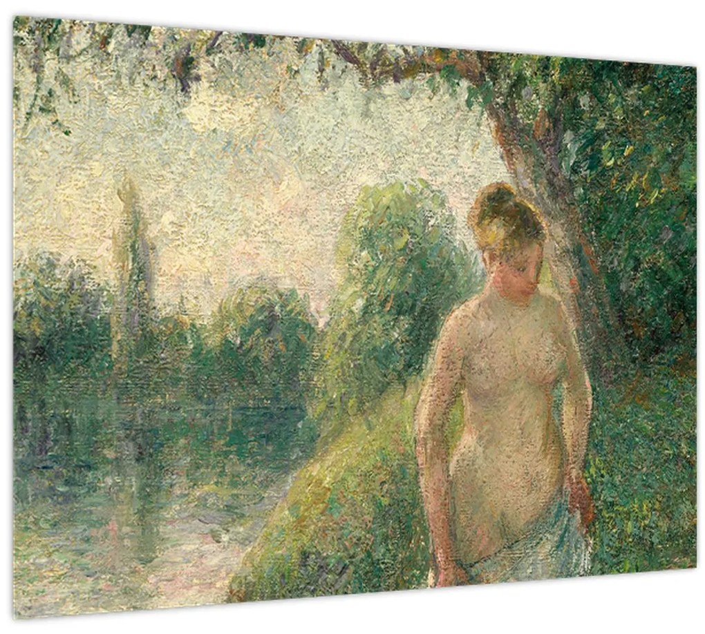 Obraz - Camille Pissarro, The Bather, reprodukcia (70x50 cm)