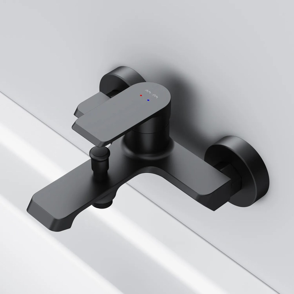 Vaňová a sprchová batéria AM.PM Flash FNA10022 jednopáková, čierna