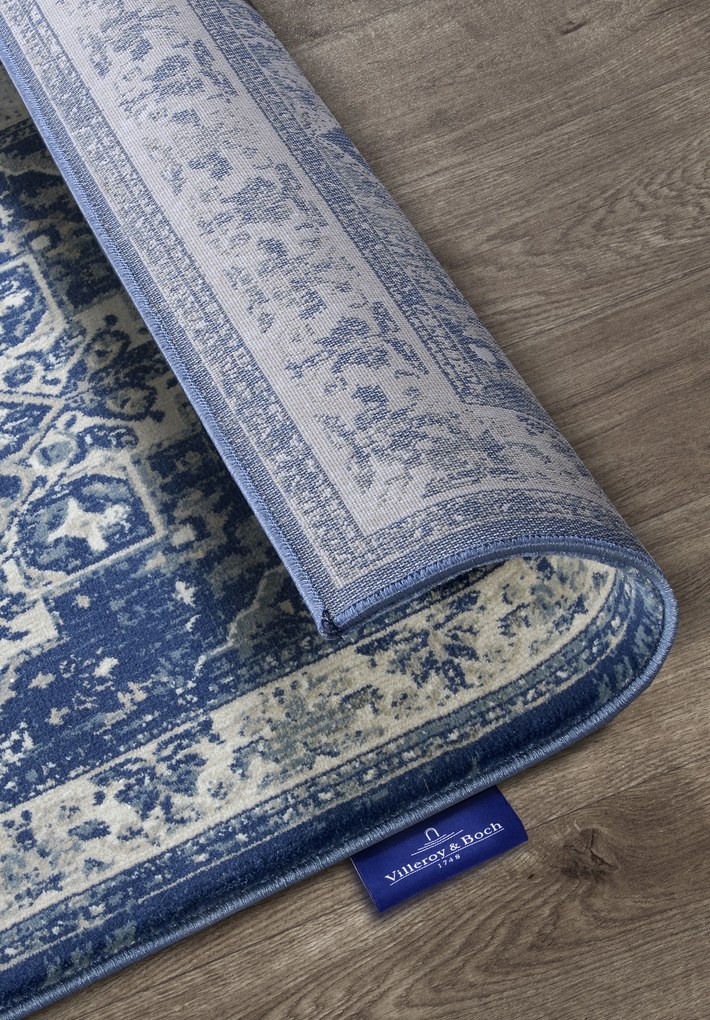Villeroy & Boch Behúň 106123 Blue, Cream, 80x240, modrá, obývacia izba