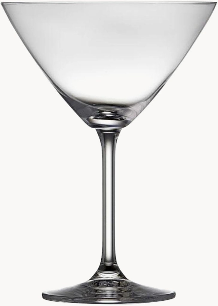 Krištáľové poháre na martini Juvel, 4 ks