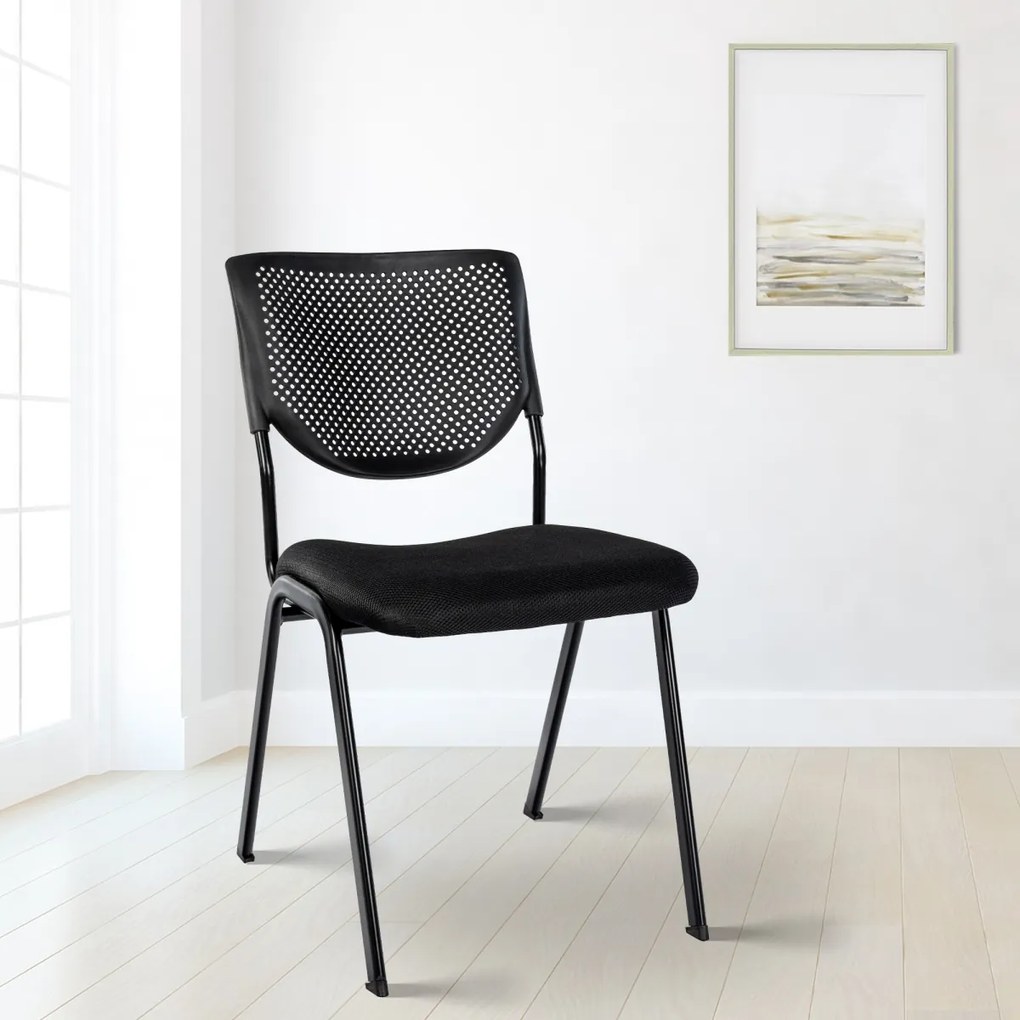 Stolička Kaber - čierna/čierna