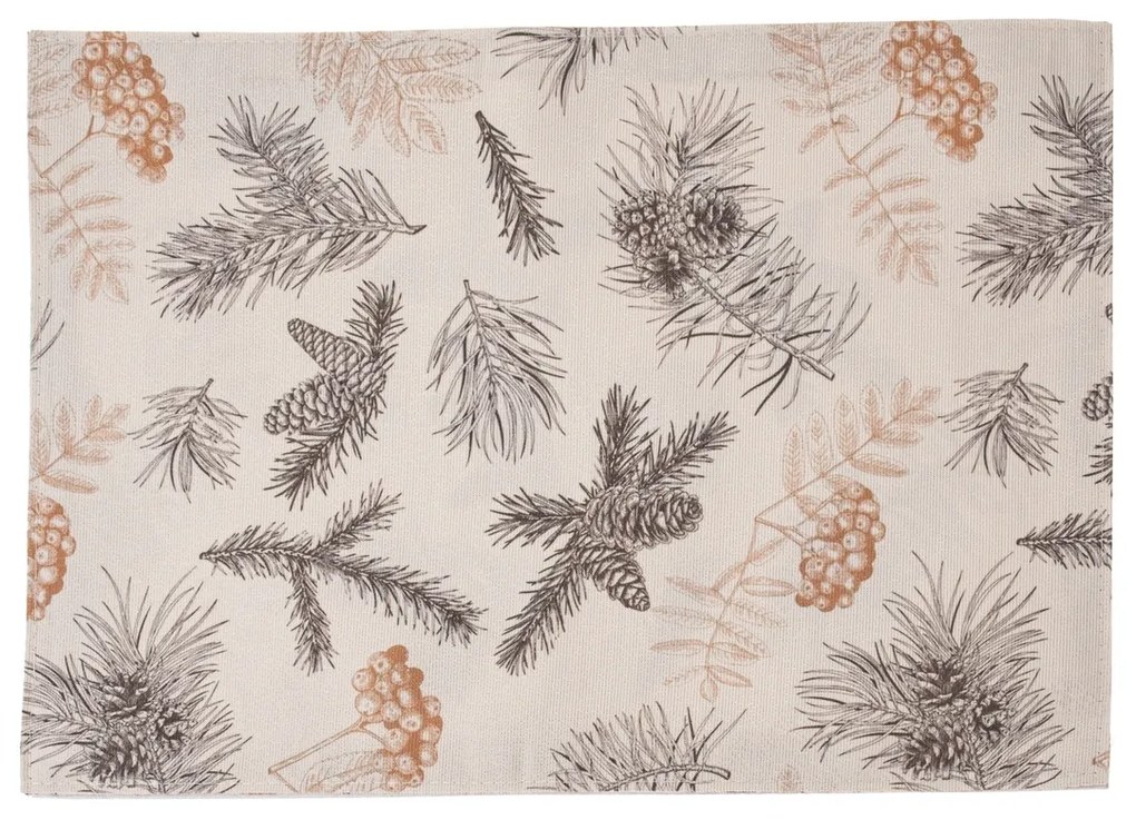 Vianočné Prestieranie vodeodolné Ihličie, 32 x 45 cm
