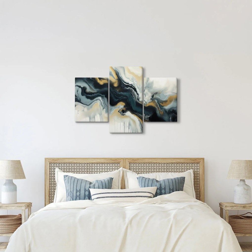 Obraz - Mramorovaná kresba (90x60 cm)
