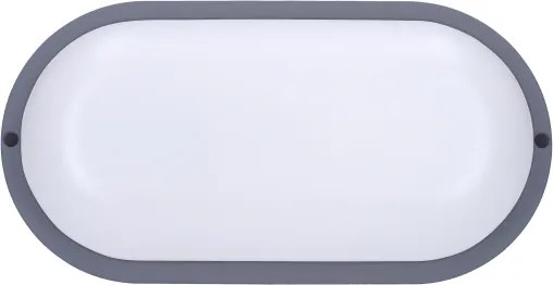 Solight WO749-G- LED Vonkajšie nást. svietidlo LED/20W/230V 4000K IP54 šedá oválny