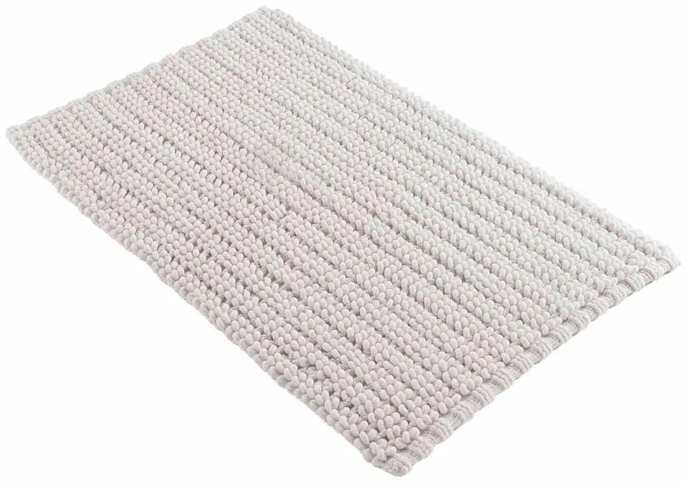 Biela kúpeľňová predložka 50x80 cm Voltis – douceur d'intérieur