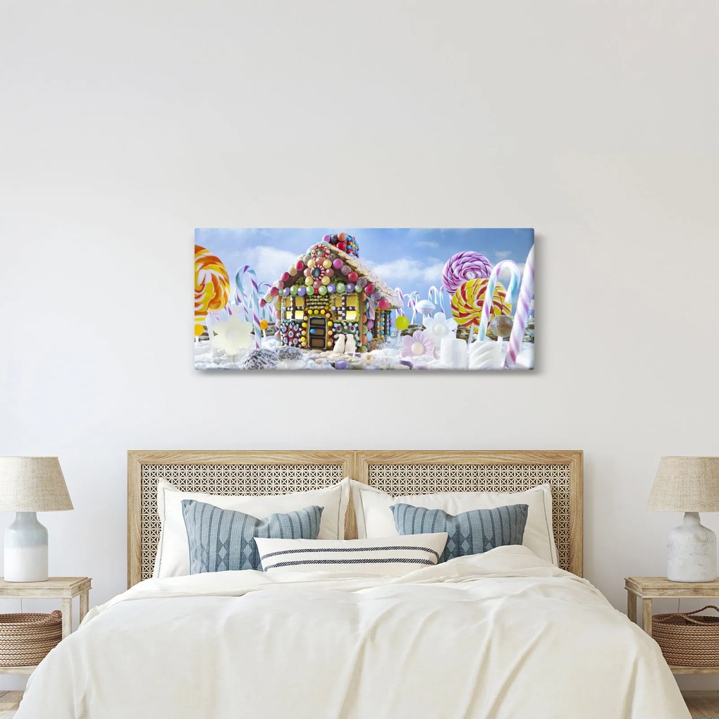 Obraz - Perníková chalúpka (120x50 cm)