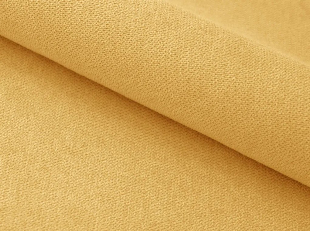 Rohová sedacia súprava Harris, žltá karí látka, pravý roh