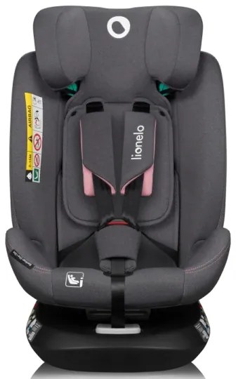 Lionelo - Autosedačka s otočnou základňou BASTIAAN ONE i-Size 40-150 cm Pink Rose