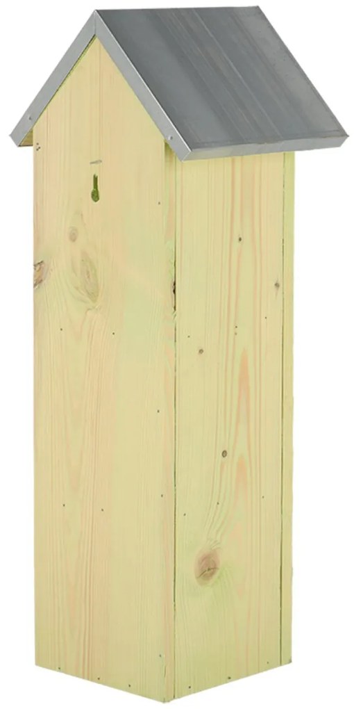 Vtáčia búdka Simi, 50,5x20x18 cm, drevo/kov, hnedá