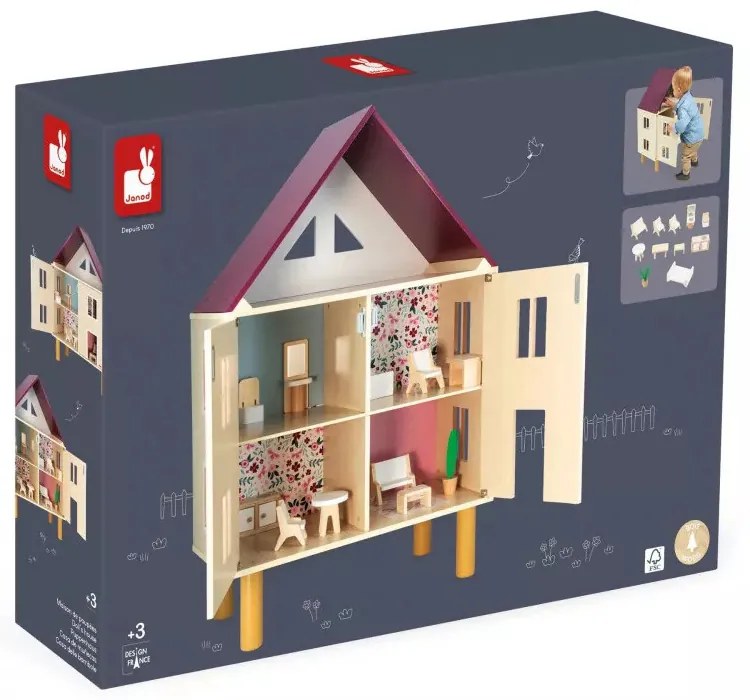 Drevený domček pre bábiky - Twist