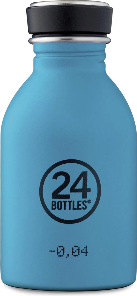 Fľaša na vodu Urban Bottle Earth 250 ml sivo-modrá