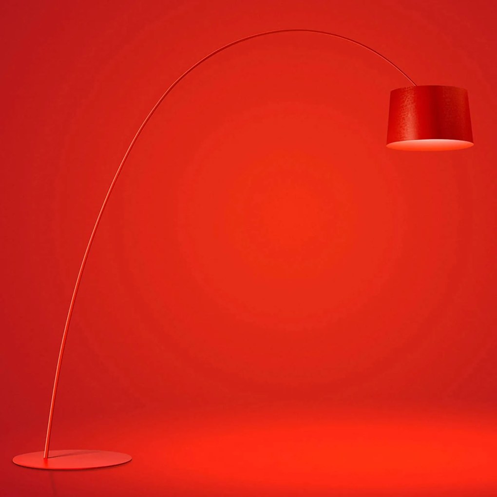 Foscarini Twiggy stojaca LED lampa purpurová