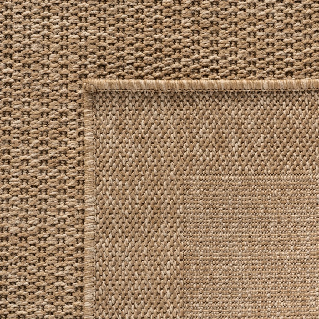 Ayyildiz, Kusový koberec Timber 1402 beige - na von aj na doma, 80x150, béžová, chodba / predsieň