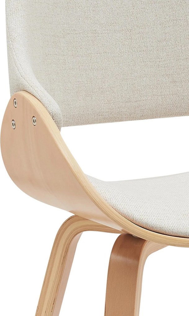 Sada 2 ks jedálenskej stoličky Vangale, látka - natura/krémová