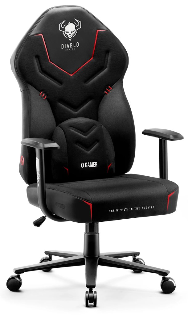 Herné kreslo Diablo X-Gamer 2.0 Normal Size, čierne