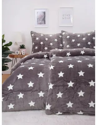 Obliečky mikroplyš Exclusive – Estrelas sivé
