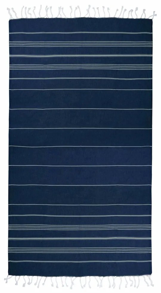 The One Towelling Plážová osuška Hamam Sultan - Červená / biela | 100 x 180 cm