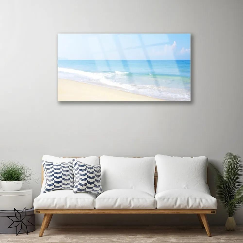 Obraz plexi Pláž more príroda 100x50 cm