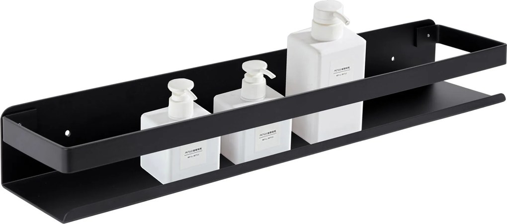 Polica MEGARA 50 cm - čierna