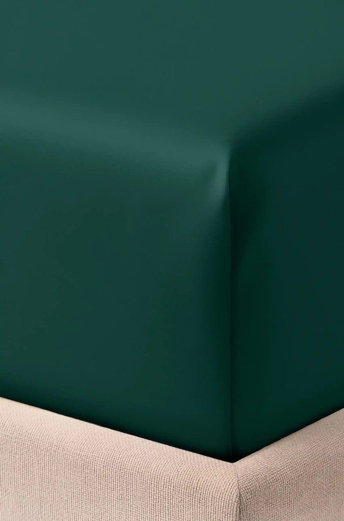 Saténová plachta CLARE fľašovo zelená Rozmer: 90x200x30 cm