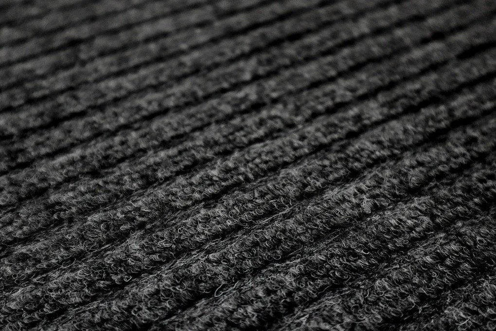 Čistiaca zóna Rio antracit - neúčtujeme odrezky z role, na mieru, šíře 2m,na mieru, neúčtujeme odrezky, šedá, chodba / predsieň