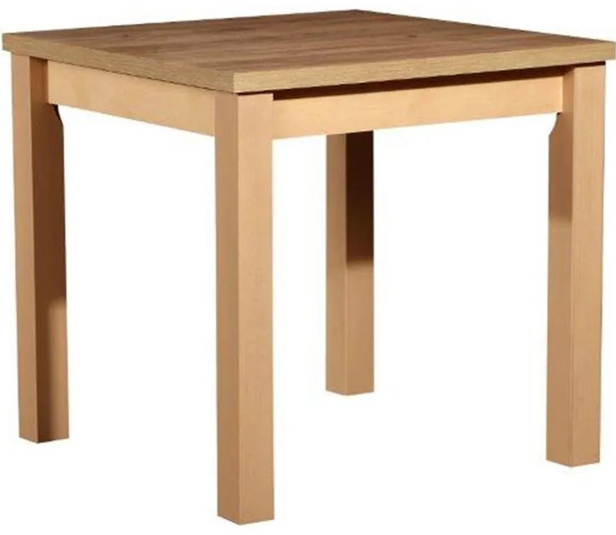 Jedálenský stôl ST44 80x80 dub wotan