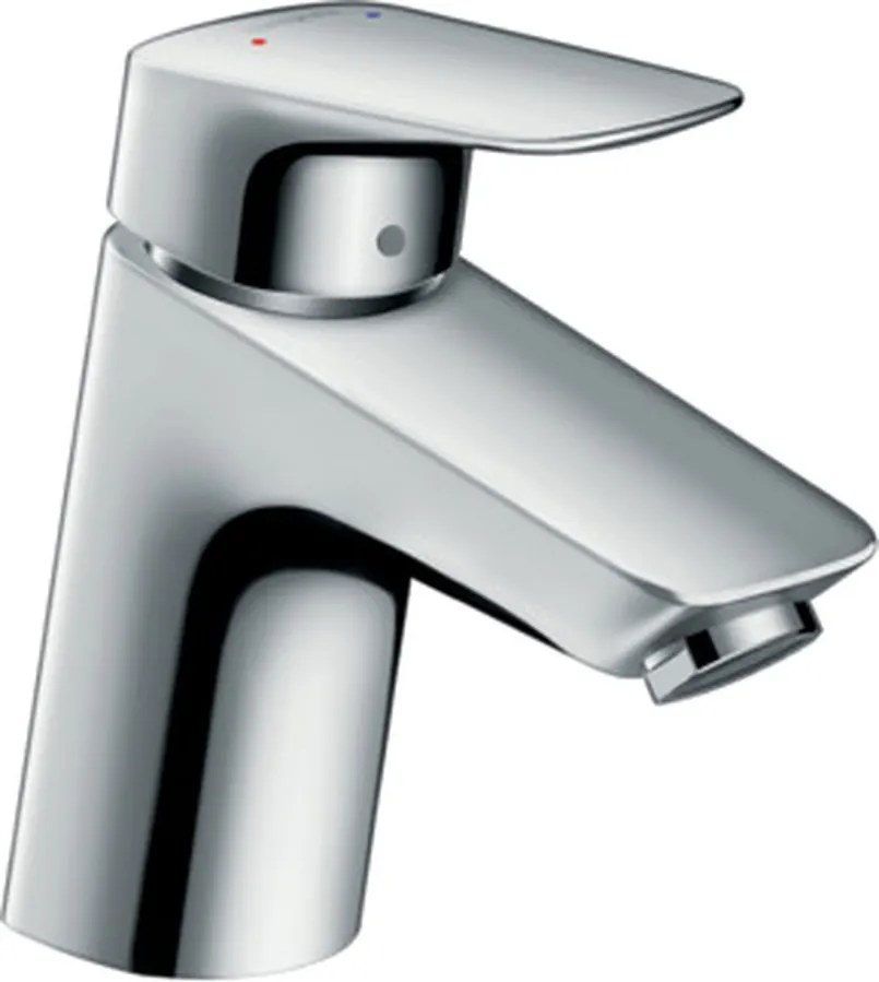 Hansgrohe Logis, páková umývadlová batéria 70 LowFlow s odtokovou súpravou s tiahlom, chrómová, HAN-71078000
