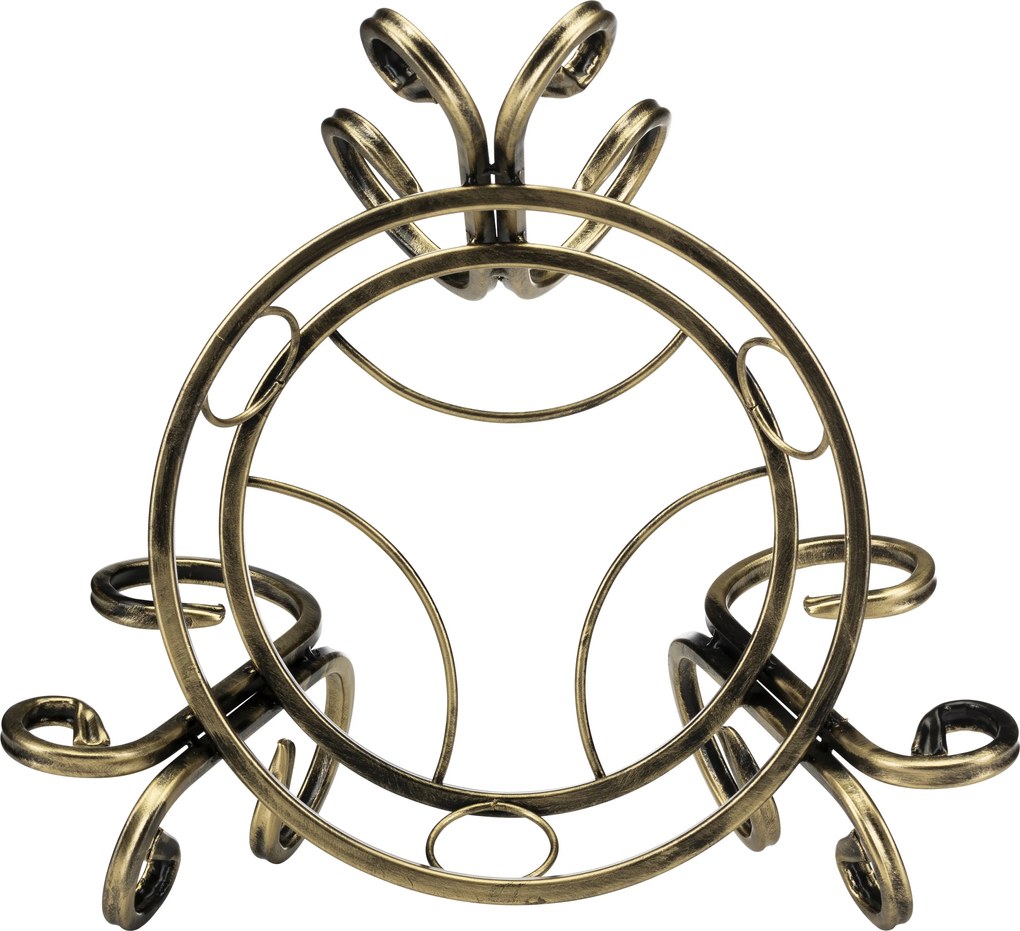 STOJAN NA KVETINÁČ SHANE 21X38 CM ZLATÁ