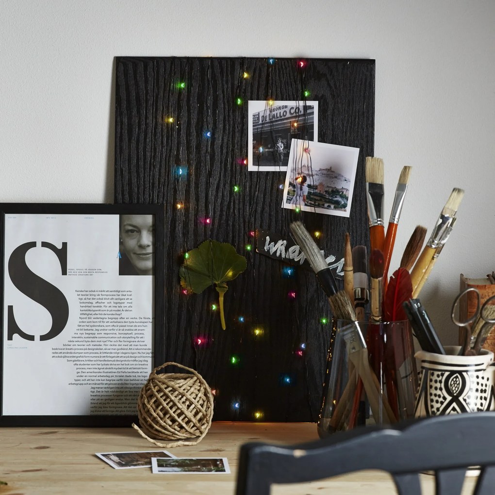 STAR TRADING Svetelná reťaz Multicoloured – 40 LED žiaroviek
