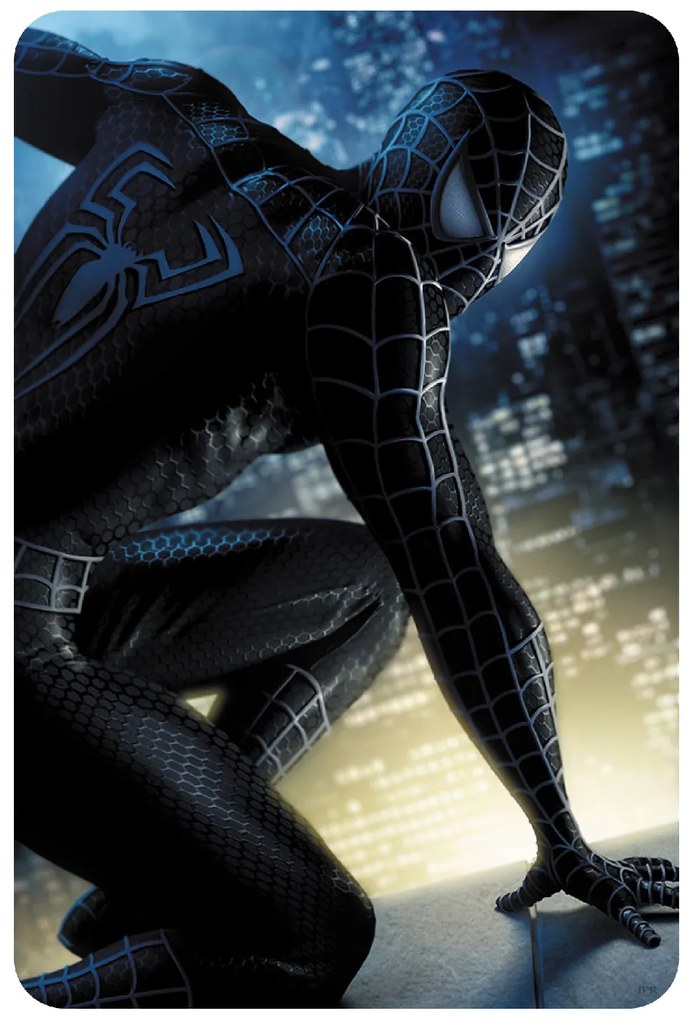 Textilná nálepka na stenu "Spiderman"