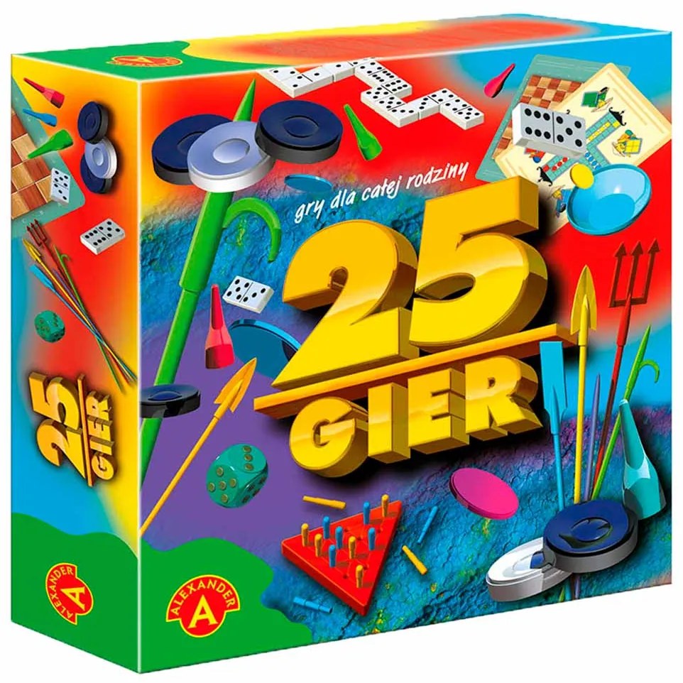 Sada spoločenských hier ALEXANDER 25 Games