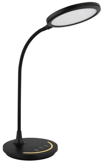 Globo 58483 - LED stmievateľná dotyková stolná lampa KENNY LED/12W/230V čierna