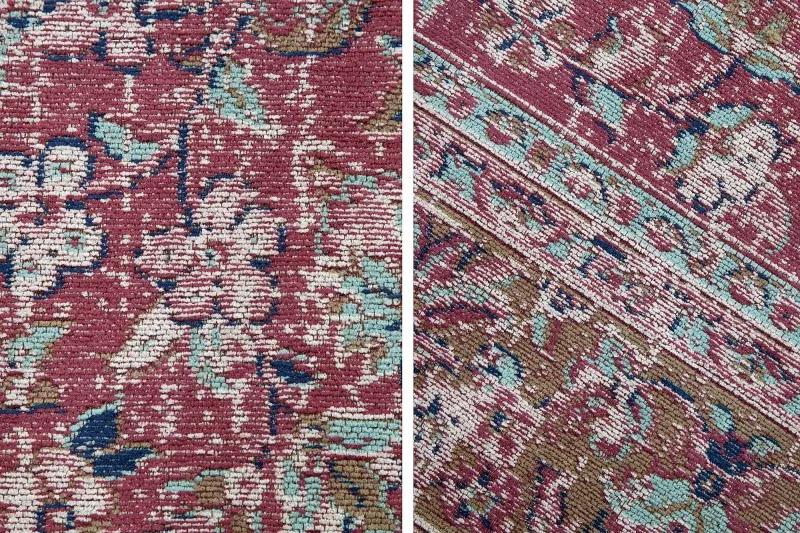 (2977) ORIENT dizajn koberec 240x160cm antik červená